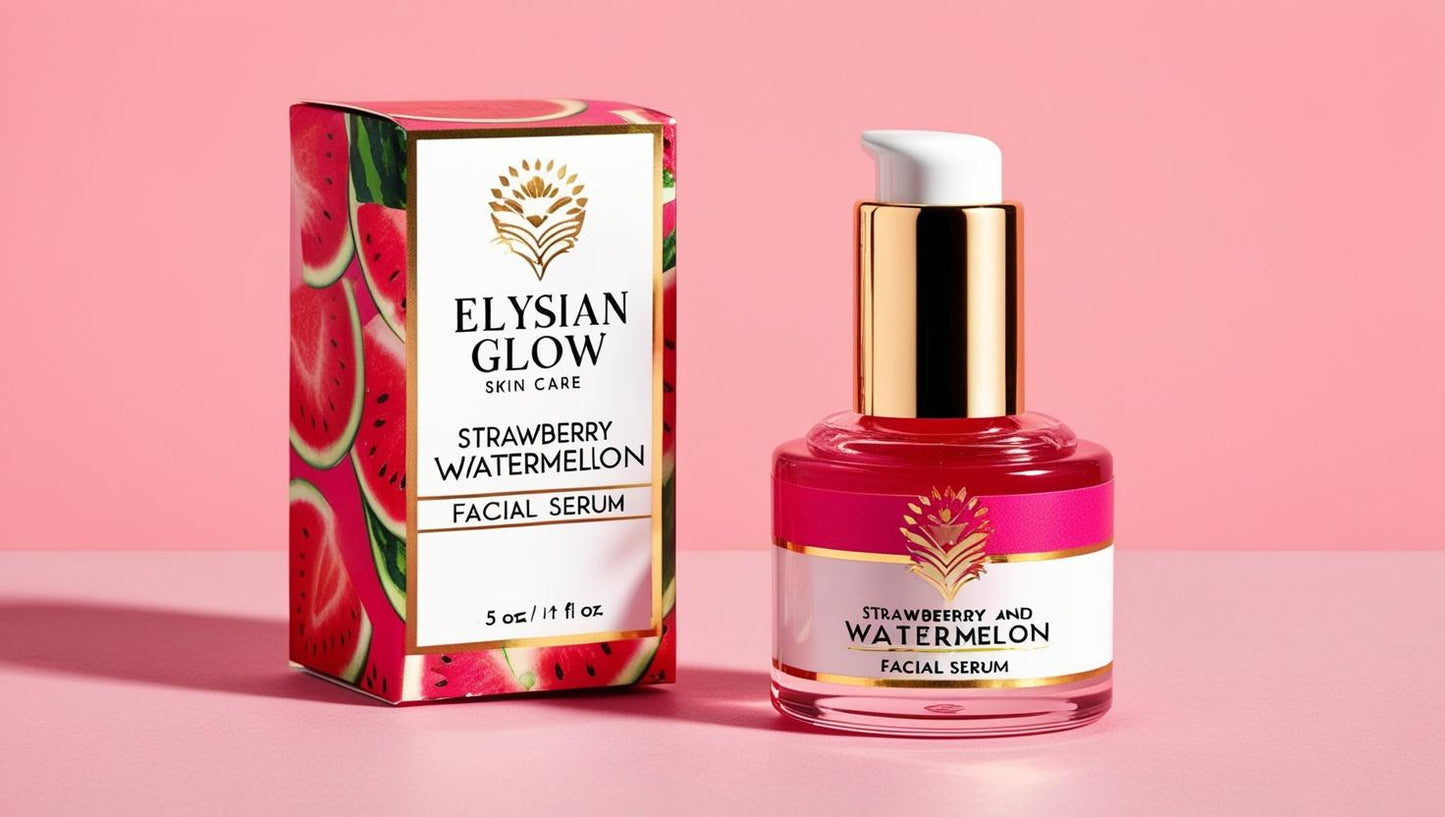 Elysian Glow Strawberry & Watermelon Facial Kit